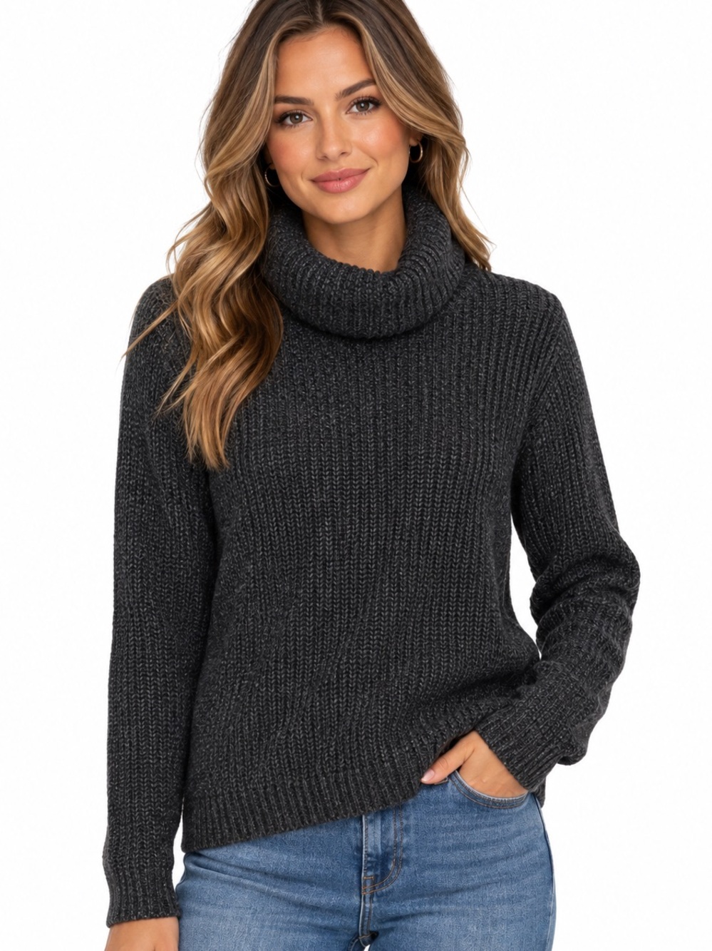 Lauren Ralph Lauren Cashmere
Silk Blend Luxe Metallic Sweater XL